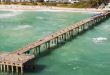 Newport Fishing Pier aerial view.